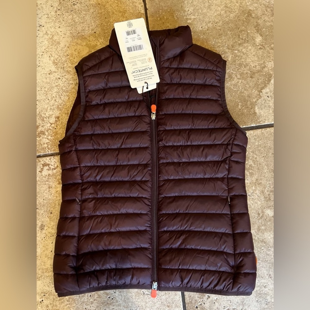 Save the Duck Charlotte puffer vest small NWT